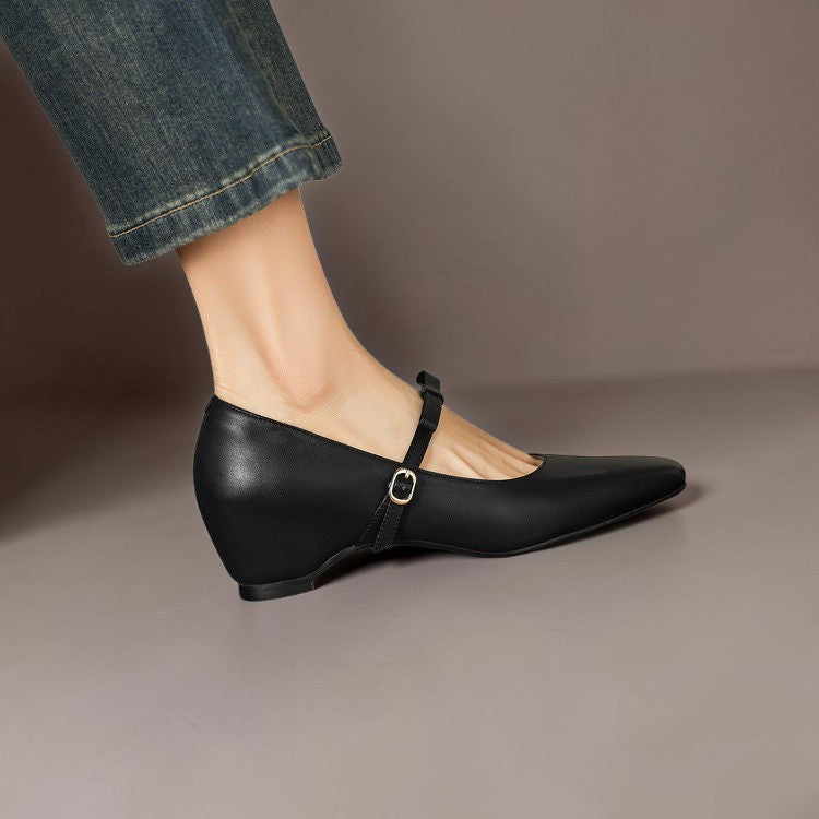Bryony | Mary Jane Pump con Cinturino a Fiocco