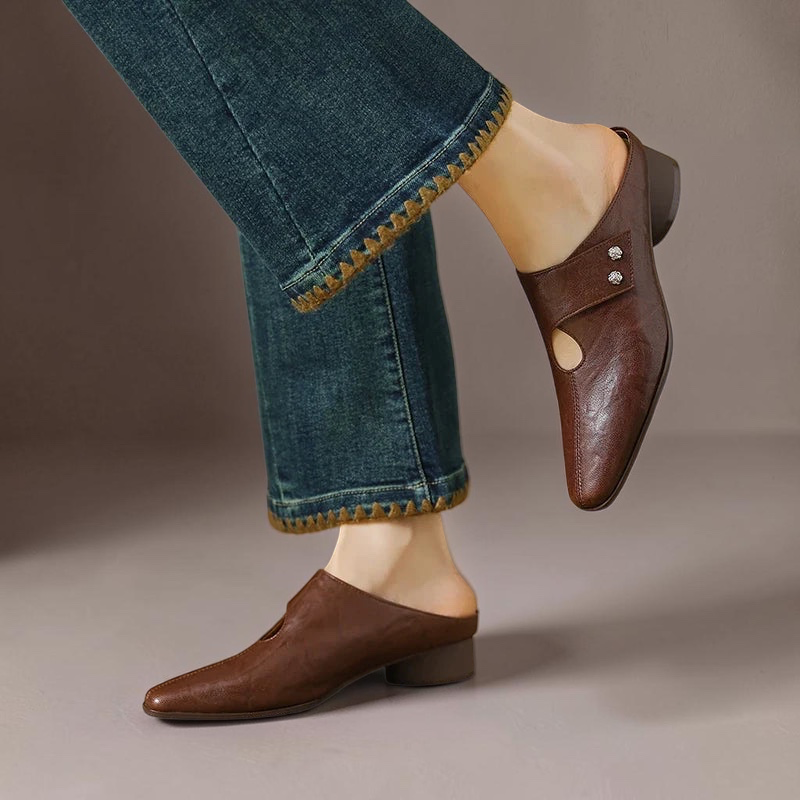 Olga | Mules in Vera Pelle