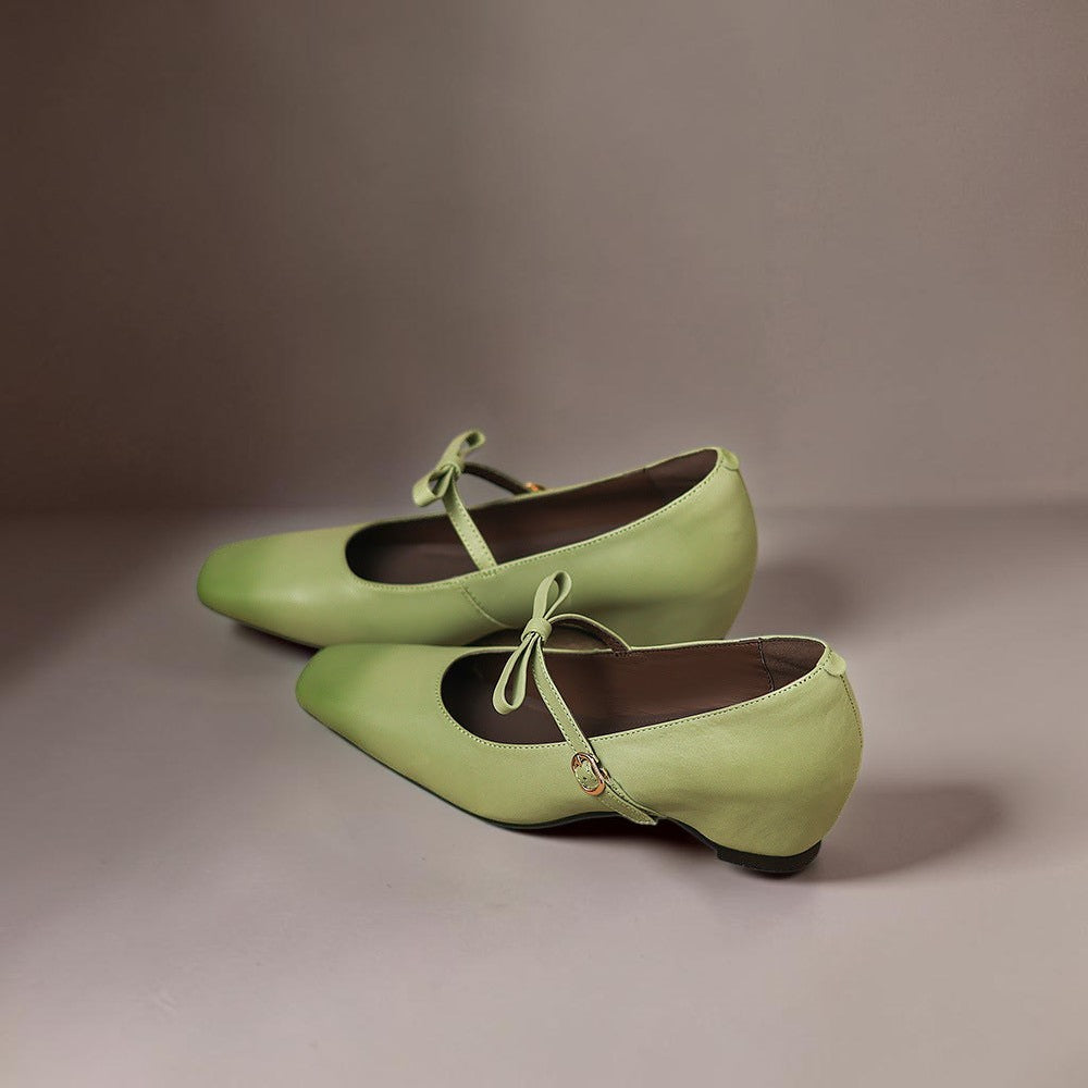 Bryony | Mary Jane Pump con Cinturino a Fiocco