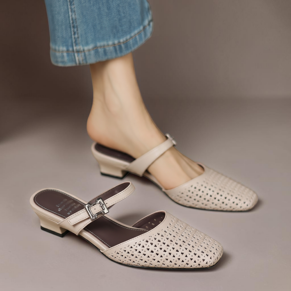 Nilda | Mules in Vera Pelle