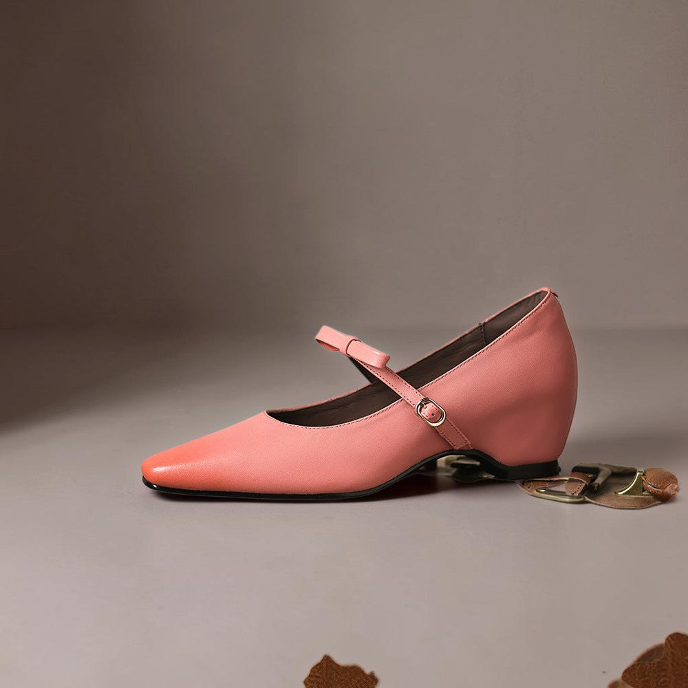 Bryony | Mary Jane Pump con Cinturino a Fiocco