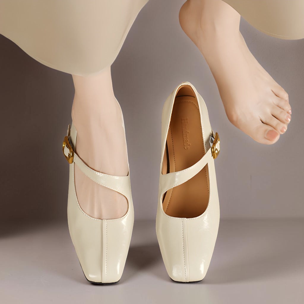 Viora | Tacchi Mary Jane in Vera Pelle
