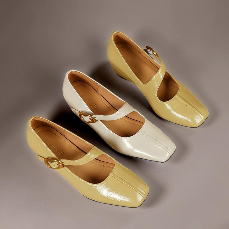 Viora | Tacchi Mary Jane in Vera Pelle