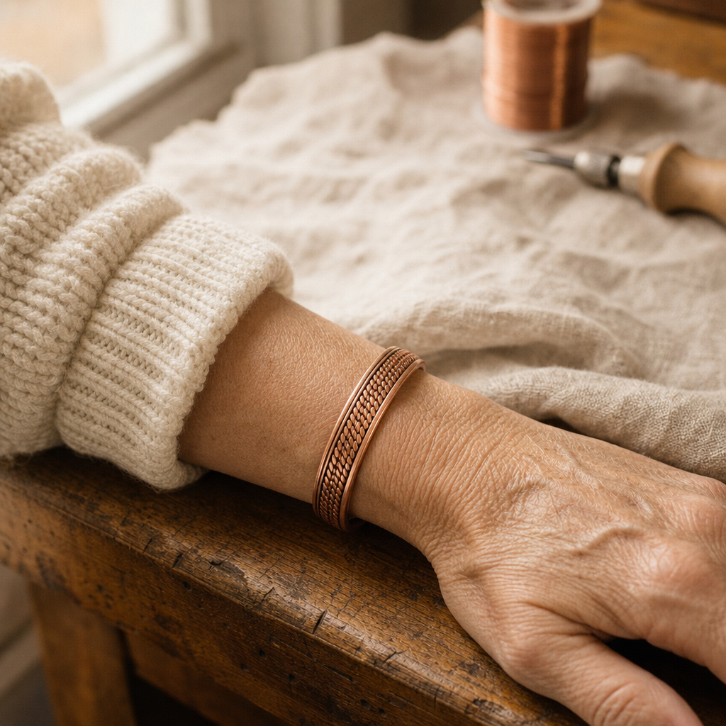 Bracciale in Rame Wave