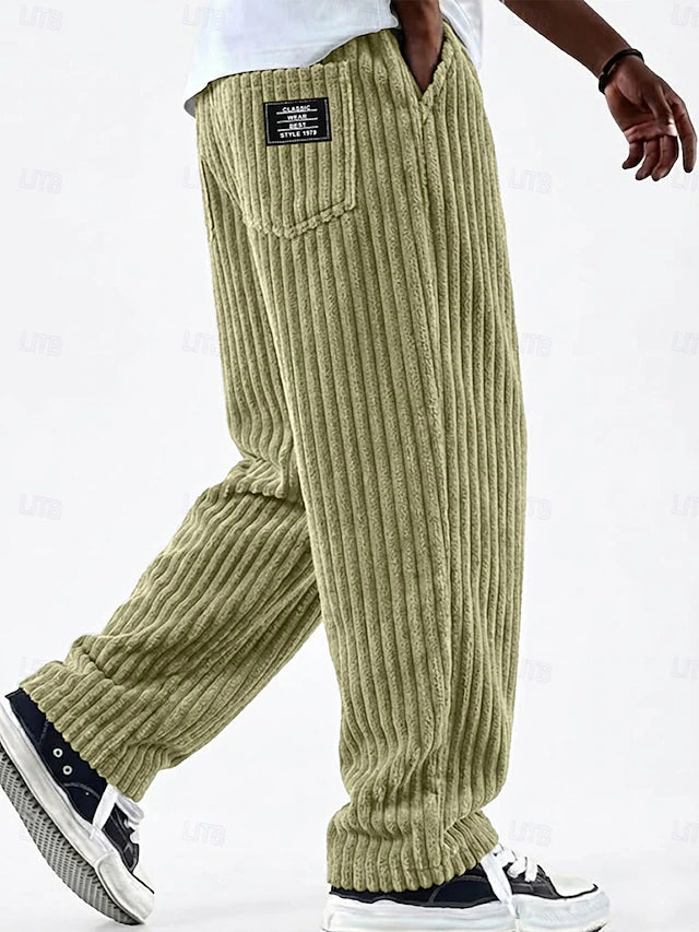 Pantalone in Velluto a Coste — Vestibilità Ampia