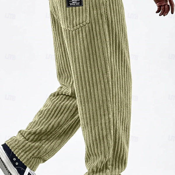 Pantalone in Velluto a Coste — Vestibilità Ampia